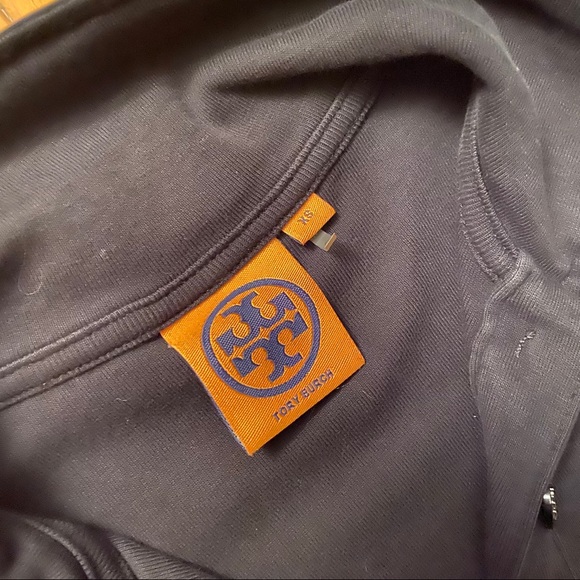 Tory Burch Black Lidia Short Sleeve Polo Shirt - Picture 7 of 11